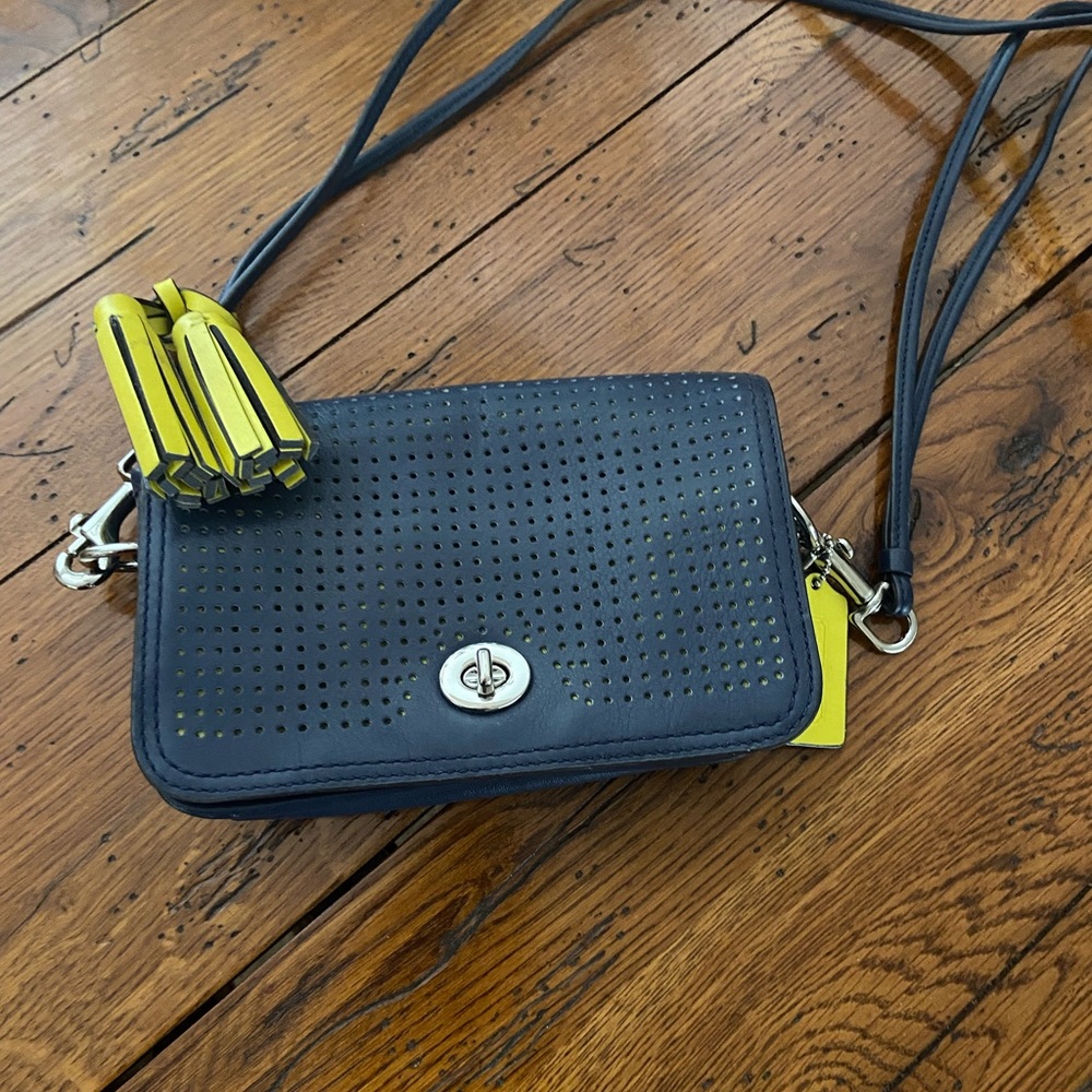 Coach leather crossbody
